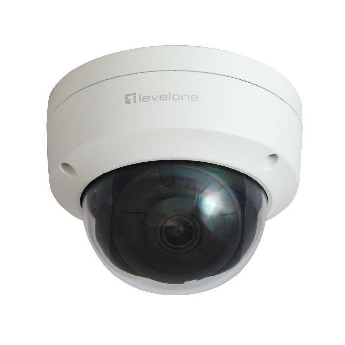 Level One LEVELONE FCS-3402 - TELECAMERA IP DOME FISSA 2MP H.265, POE 802.3af