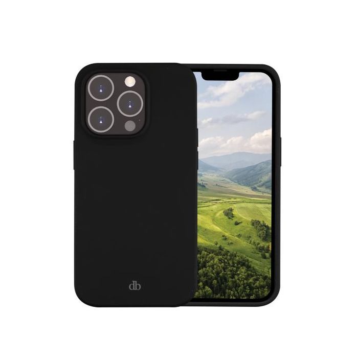 Dbramante 1928 Greenland - Custodia per iPhone 14 Pro in 100% Plastica Riciclata - Nero