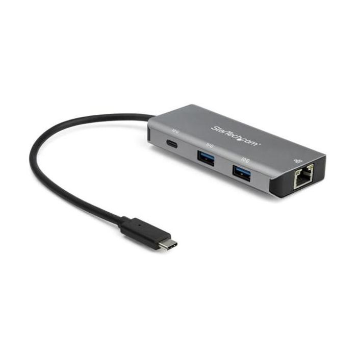 Startech Hub USB-C a 3 porte - 2x USB-A  1x USB-C 1x RJ45