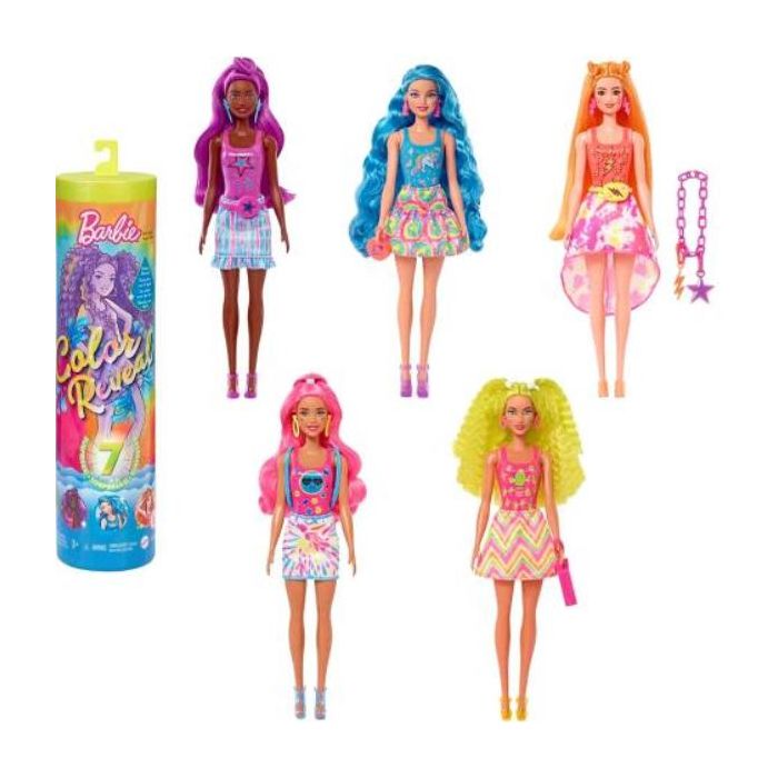 Mattel Barbie Color Reveal serie neon ass.to