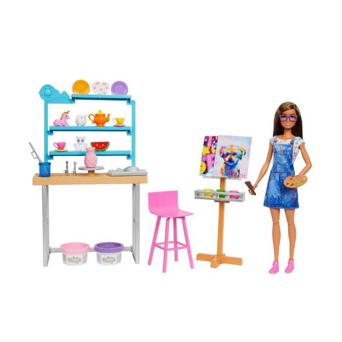 Mattel Barbie® Playset Studio Creativo con bambola