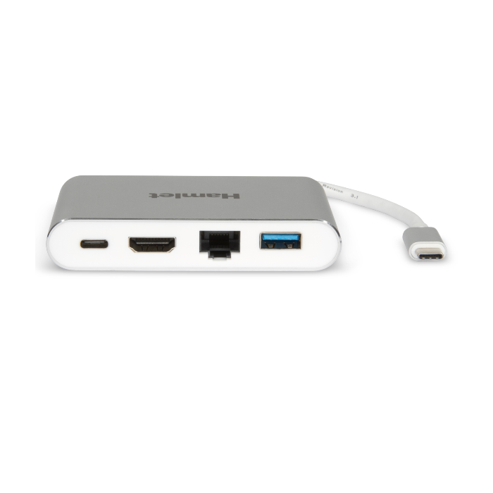 Hamlet HDKC-PD100 USB-C PD 60W + USB+LAN+HDMI