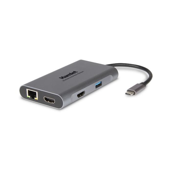 Hamlet HDKC-PD400H  USB-C PD 85W + 3USB+2HDMI+LAN