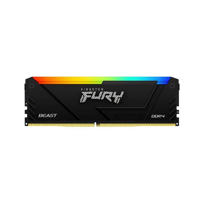 Kingston FURY™ Beast DDR4 RGB - 8GB 3600MT/s DDR4 CL16 DIMM FURY Beast RGB