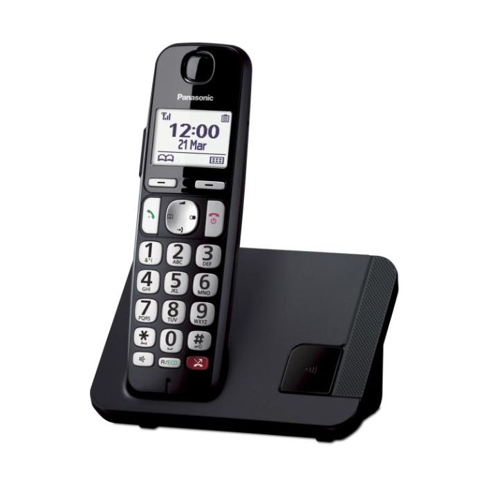 Panasonic CORDLESS KX-TGE250JTB Black