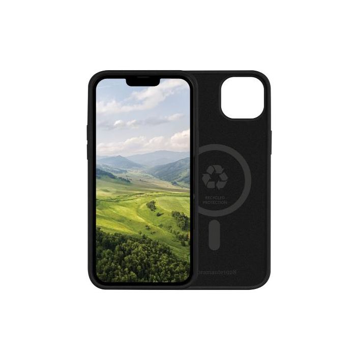 Dbramante 1928 Monaco - Custodia per iPhone 14 Plus in Plastica Riciclata - Nero