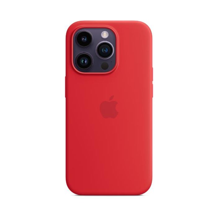 Apple iPhone 14 Pro Max Silicone Case with MagSafe - (PRODUCT)RED