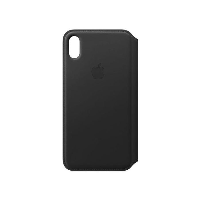 Apple iPHONE XS MAX LEATHER FOLIO - BLACK