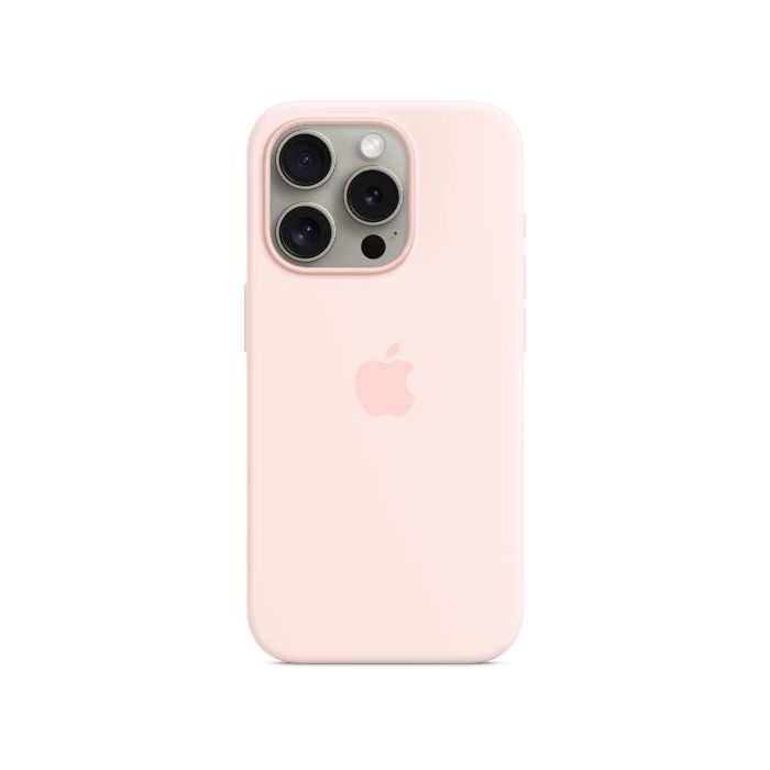 Apple Custodia MagSafe in silicone per iPhone 15 Pro Max - Rosa confetto