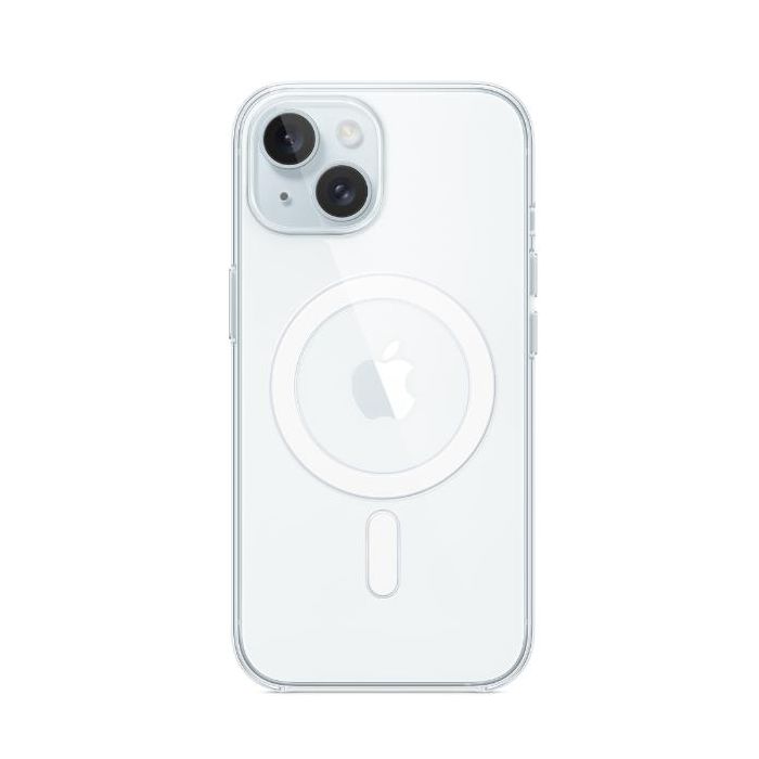 Apple Custodia MagSafe trasparente per iPhone 15