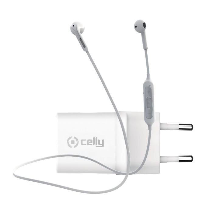 Celly NEWGENKIT - Power Delivery Charger 20W+Bluetooth Earphones