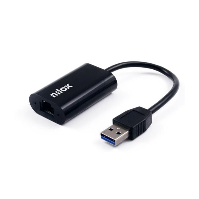 Nilox ADATTATORE USB-A 3.2 M - CONNETTORE RJ45 F PER RETI GIGABIT