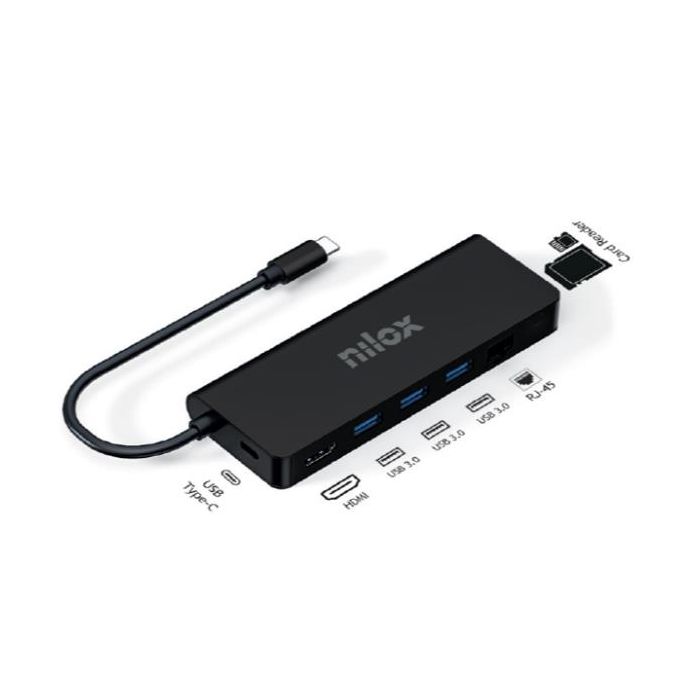 Nilox Dock USB-C 8 in 1 HDMI 4K