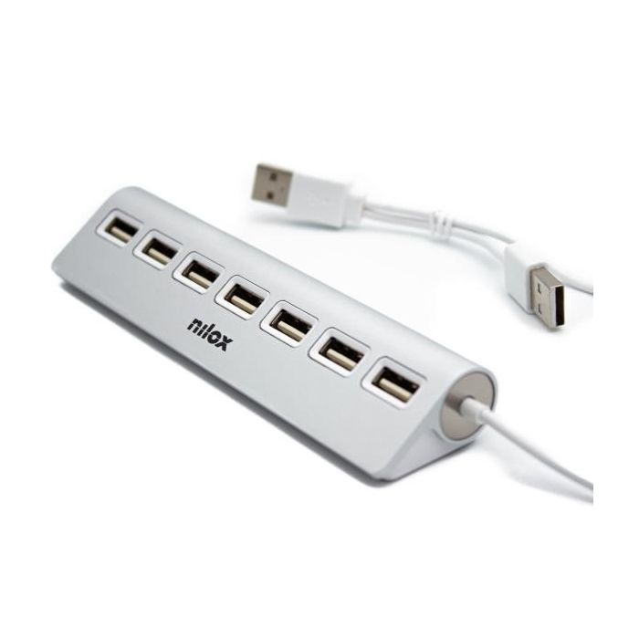 Nilox HUB con 7 porte USB 2.0