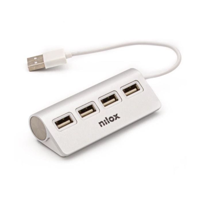 Nilox HUB da scrivania 4 porte USB 2.0