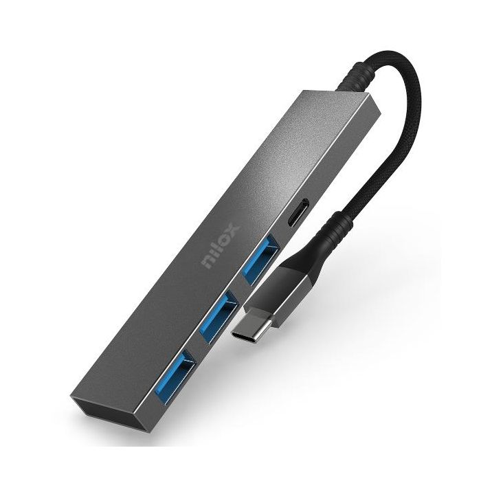 Nilox Hub USB-C 4 Porte - 3 USB-A 3.01 USB-C