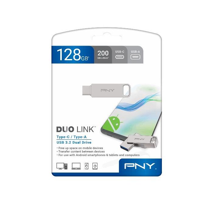 PNY Duo link usb 3.2 type-c 128gb