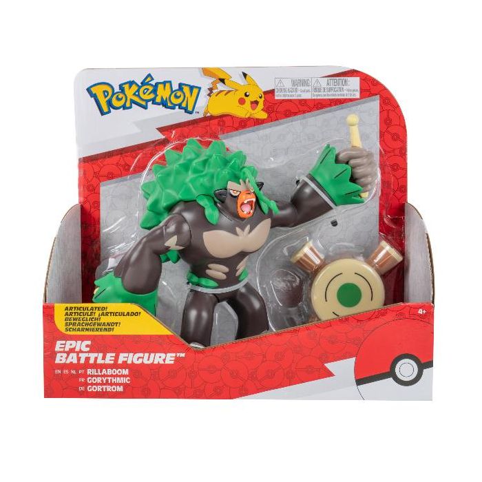 Rei Toys Pokémon - Personaggio Gigante Articolato Rillaboom