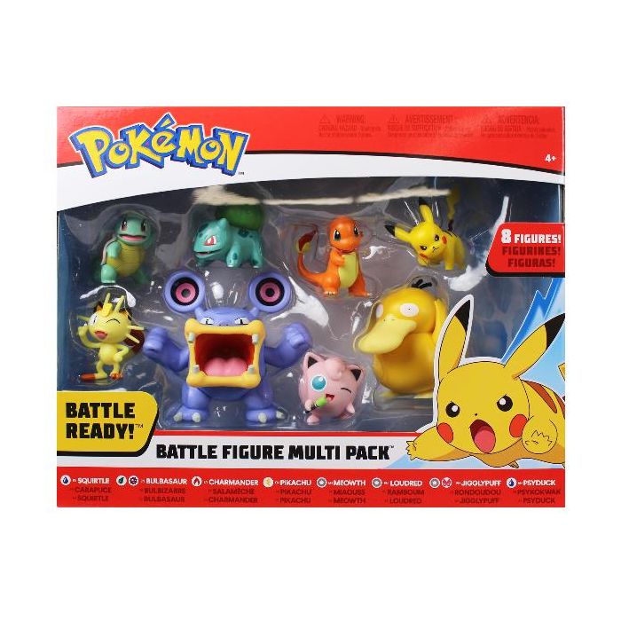 Rei Toys Pokémon - Pack Deluxe 8 Personaggi