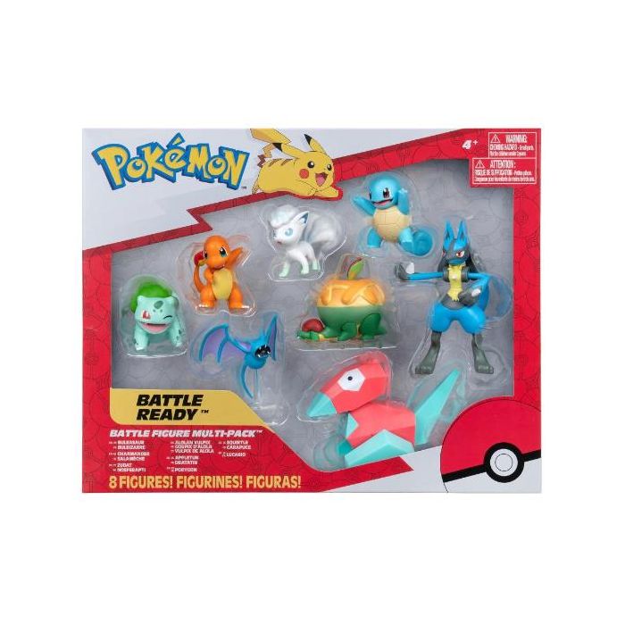 Rei Toys Pokémon - Pack Deluxe 8 Personaggi