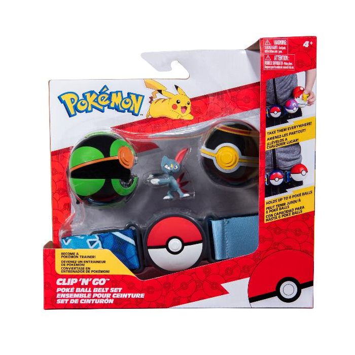 Rei Toys Pokémon - Clip 'n' Go Poké Ball Set Cintura - Asst