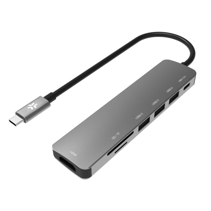 Celly PROHUB7IN1 - USB-C Adapter 7in1 [SMART WORKING]