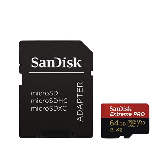 Sandisk EXTREME PRO MICROSDXC 64GB+SD ADAP