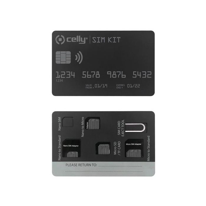 Celly SIMKITAD - Sim Kit Adapter/ Kit Adattatori Sim