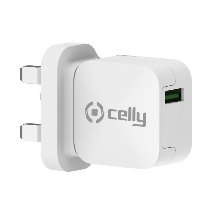 Celly TCUSBTURBO - USB-A Wall Charger 12W UK plug [TURBO]