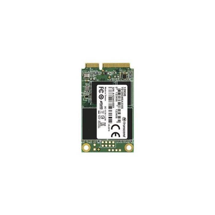 Transcend TS128GMSA230S - SSD mSATA da 128GB, SATA3, 3D TLC