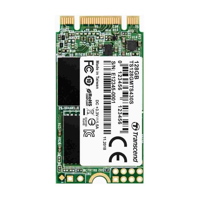 Transcend TS256GMTS430S - SSD M.2 2242 da 256GB, SATA3 B+M Key, TLC