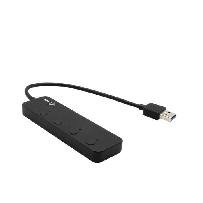 I-Tec HUB USB-A 3.0 a 4 Porte USB A (BC 1.2) con On/Off singola porta