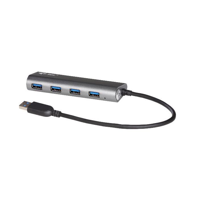 I-Tec HUB USB 3.0 Metal a 4 Porte - alimentato