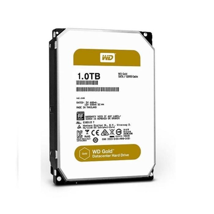 Western Digital HDD WD Gold SATA di classe enterprise 1TB