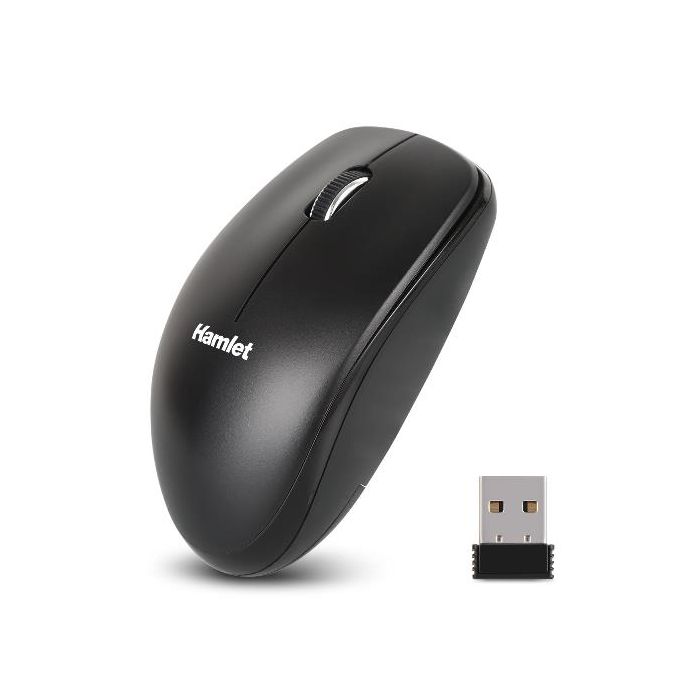 Hamlet XMICERF-24GS Mouse Wireless 2.4ghz 1000dpi 3 tasti + scroll