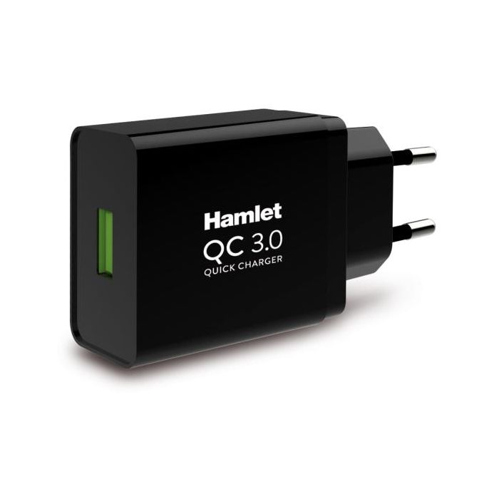 Hamlet XPWCU118QC -ALIMENTATORE USB 3.0 QUICK CHARGER 18W