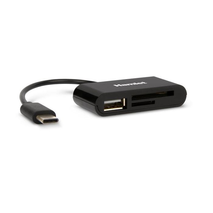 Hamlet XZR100UC  INTERF. USB-C SD+MICROSD+ 1 PORTA USB 2.0