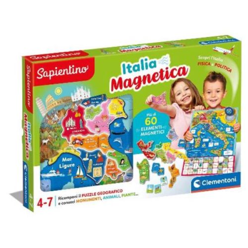 Clementoni Geo-puzzle magnetico Italia