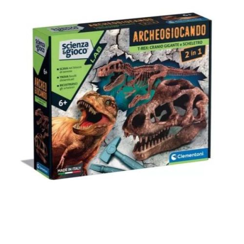 Clementoni CLEMENTONI - ARCHEOGIOCANDO - DIGKIT T-REX2IN1