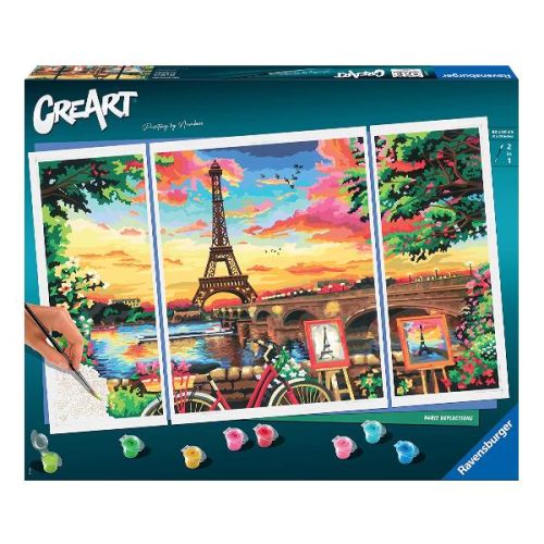 Ravensburger CreArt - Trittico Paris Reflections