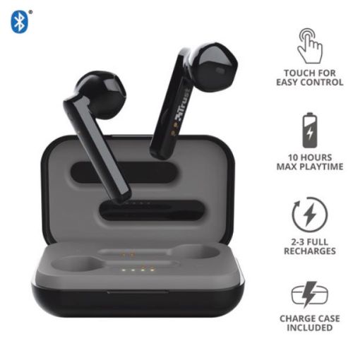 Trust PRIMO TOUCH AURICOLARI TRUE WIRELESS BLUETOOTH - NERO