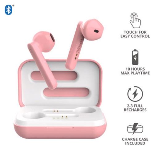 Trust PRIMO TOUCH AURICOLARI TRUE WIRELESS BLUETOOTH - ROSA