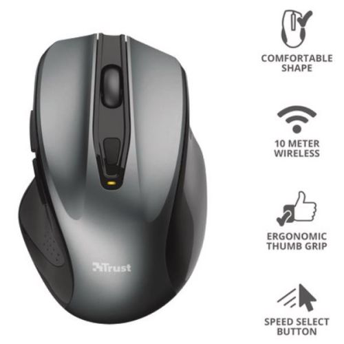 Trust NITO MOUSE WIRELESS XL - NERO