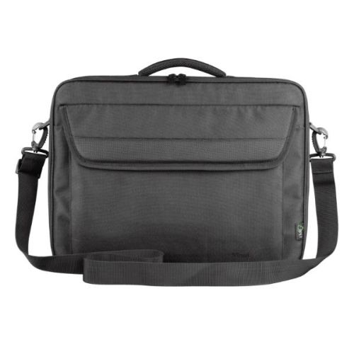 Trust ATLANTA BORSA ECO PER LAPTOP FINO A 15.6" - 100% MATERIALE RICICLATO - NERO