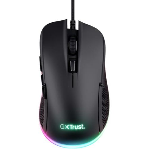 Trust GXT 922 YBAR MOUSE GAMING - 68% PLASTICA RICICLATA - NERO