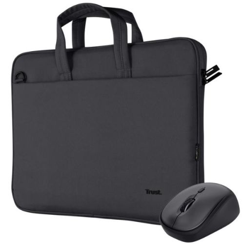 Trust BOLOGNA SET ECO BORSA LAPTOP FINO A 16" + MOUSE - NERO