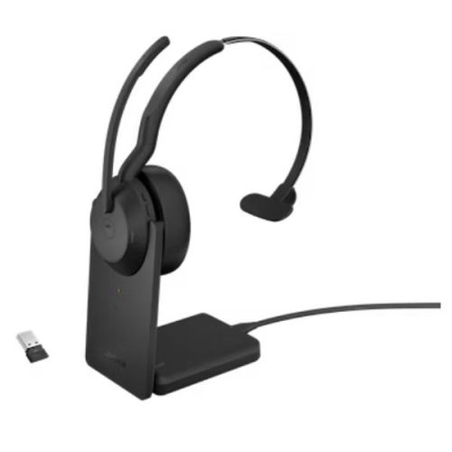 Jabra 25599-899-989 Jabra Evolve2 55 Mono MS con Link 380a + Sede di ricarica