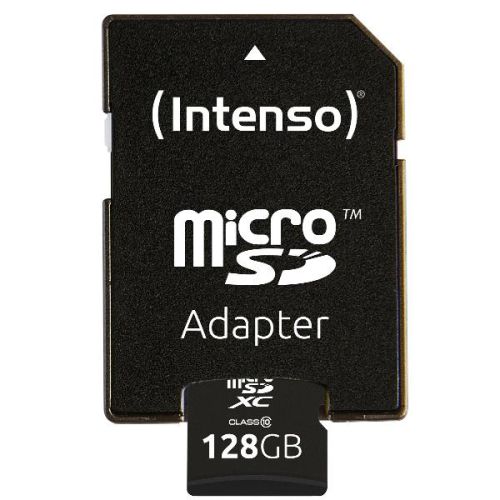 Intenso MICRO SD CLASSE 10 128 GB con ADATTATORE