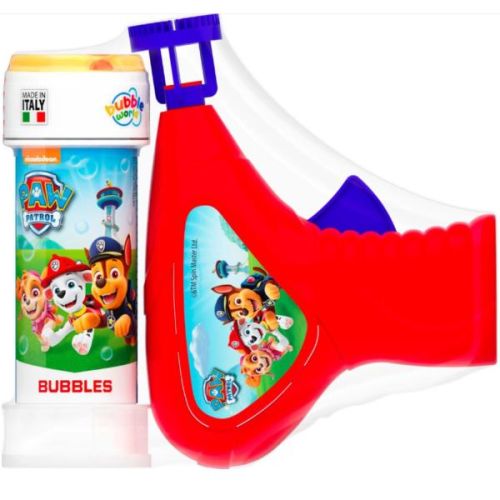 Dulcop Paw Patrol - Pistola bolle piccola Bubble World in film