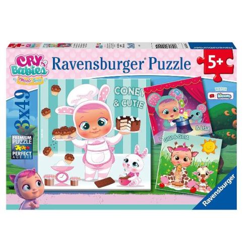 Ravensburger Cry Babies Puzzle - 3x49 pezzi